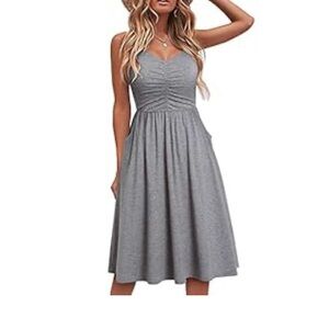 Casual Gray Women's Dress